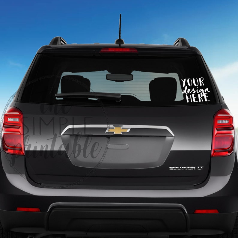 Download Car decal mockup styled mockup SVG mockup vinyl car decal ...