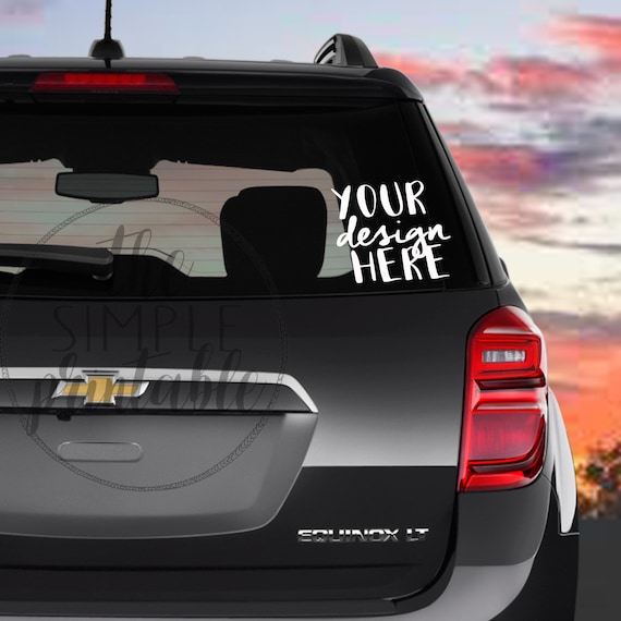 Download Car decal mockup styled mockup SVG mockup vinyl car decal ...