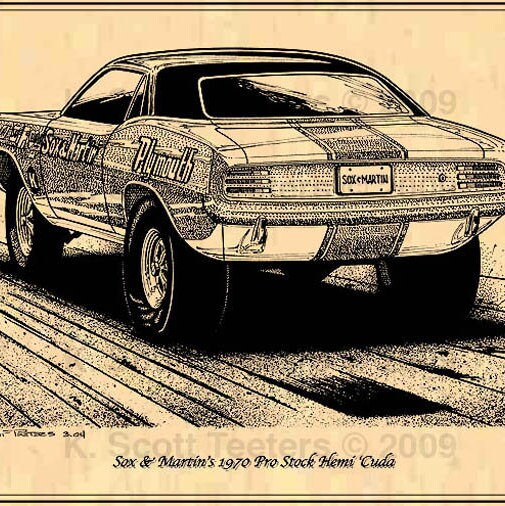 c*n様 Mopar 1970 Barracuda Sox & Martin 1970 Sox & Martin Plymouth Hemi Barracuda GT1