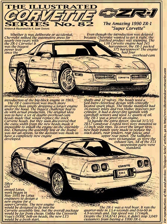 1990 ZR1 Corvette 