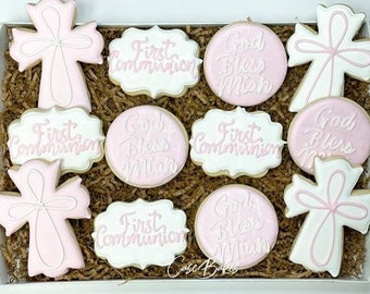 First communion Sugar Cookies - 1 Dozen
