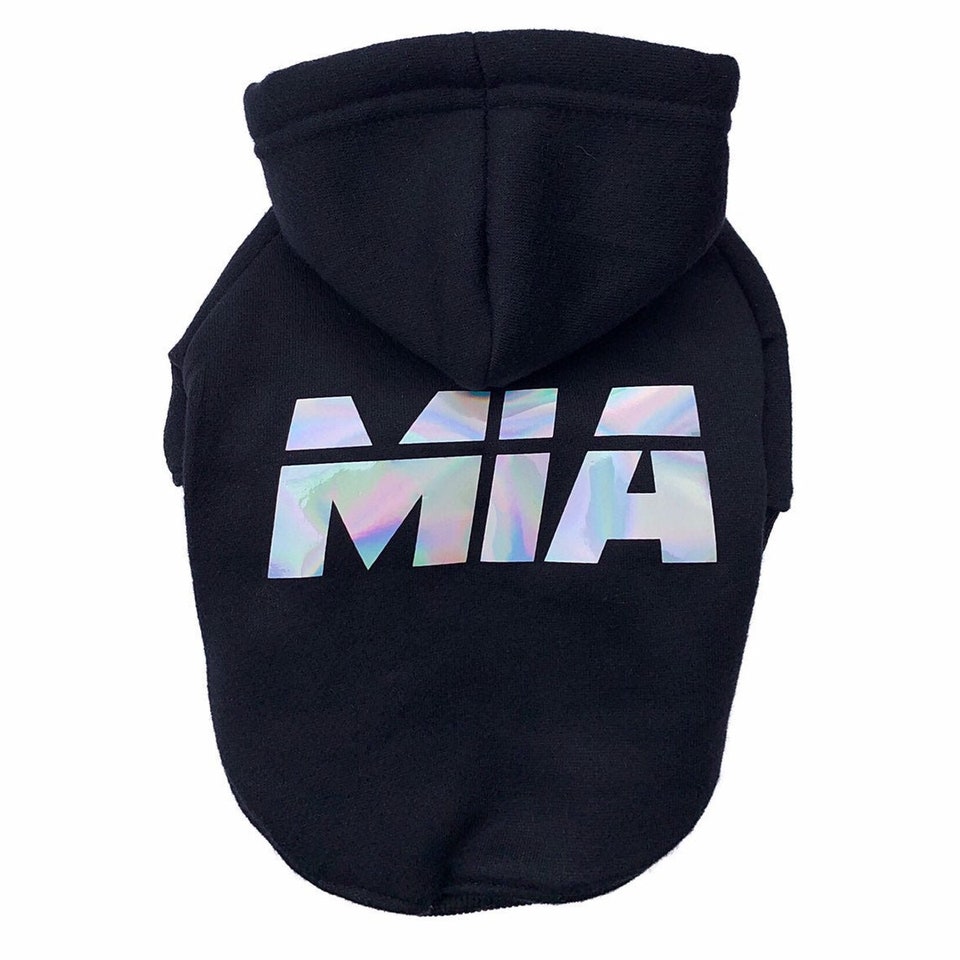 Personalized Dog Hoodie || Holographic || Custom Dog Sweater