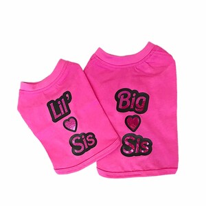 Matching Dog Set || Dog T-shirt || Small Dog Clothes || Spring and Summer Dog Clothes || Cotton Dog Top || Cute Dog Apparel || Siblings ||