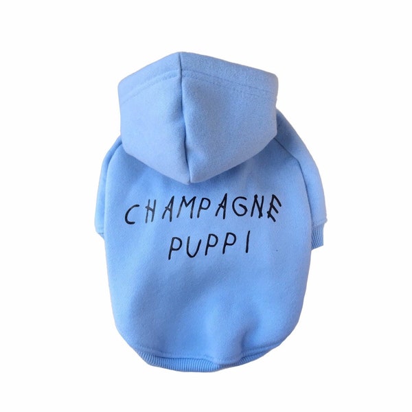 Sweat à capuche bleu pour chien || Vêtements pour chien || Prêt à expédier || Sweat-shirt pour chien || Sweats à capuche pour chien || Petit chien || Vêtements chauds pour chien || Streetwear pour chien ||