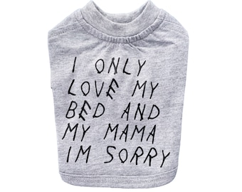 Dog T-shirt || Small Dog Clothes || Spring and Summer Dog Clothes || Cotton Dog Top || Cute Dog Apparel || Grey ||