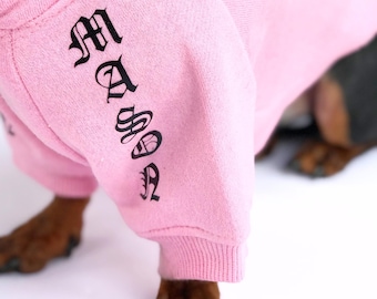 Custom Dog Hoodie || Personalized Dog Hoodie || Dog Hoodie || Pullover Dog Hoodie || Warm Dog Sweater || Dog Clothes ||