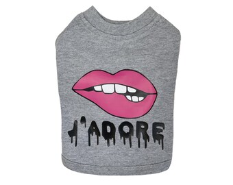 Dog T-Shirt | Pet Clothing | Dog Top | Girly | Small Dog Clothes |