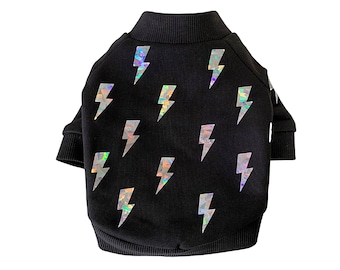 Holographic Dog Top | Crewneck | Dog Shirt | Small Dog Clothes