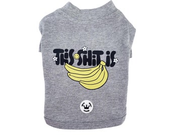 Banana Graphic Hunde-T-Shirt für kleine Hunde