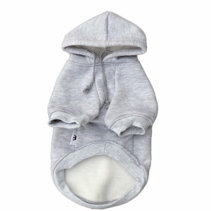 Dog Hoodie Small Dog Clothes Winter Dog Sweater Cotton Cute Dog Apparel image 2