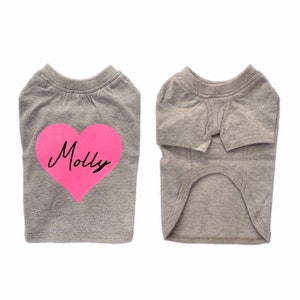 Personalized Dog Tshirt || Personalized Dog Clothes || Pink || Sparkly || Small Dog Clothes || Black Dog Shirt || Customized Dog Clothes