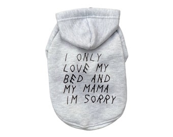 Dog Hoodie || Small Dog Clothes || Winter Dog Sweater || Cotton || Cute Dog Apparel ||