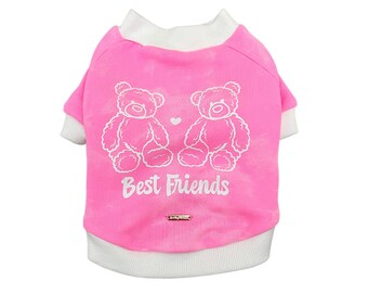 Best Friends Dog Shirts | Small Dog Clothing | Matching | Pink | Dog Apparel | Pet Apparel |