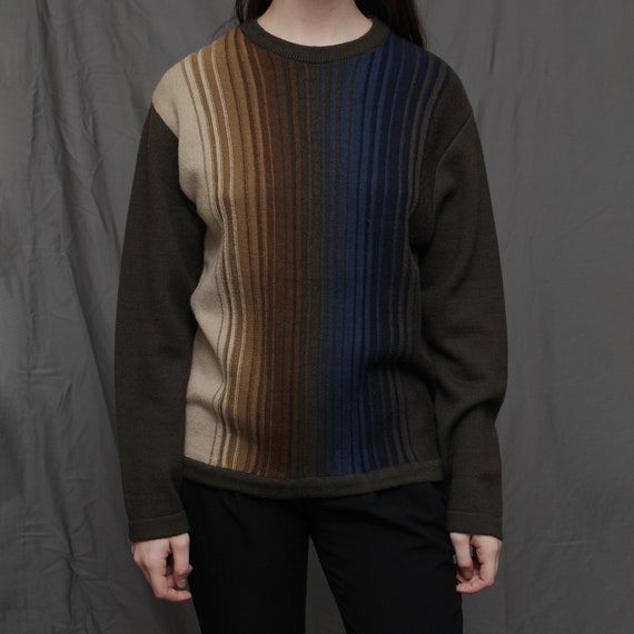 Perry Ellis gradient sweater