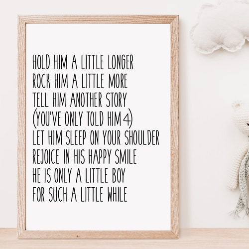 Quotes About Little Boys Little Boys Quotes Little Boys Little Boys Prints Little | Etsy Norway
