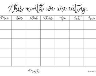 printable weekly cleaning schedule downloadable cleaning etsy
