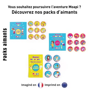 Pack Mission à table complément d'aimants pour tableau de routine ou motivation et récompense enfant Français Moapi image 2