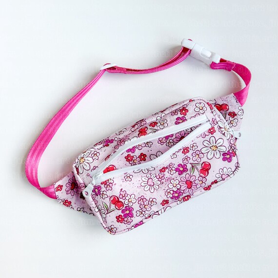 Kids Fanny Pack Child Size Fanny Pack Belted Waist Bag Kids Hip Bag Love Floral Fanny Pack Etsy UK