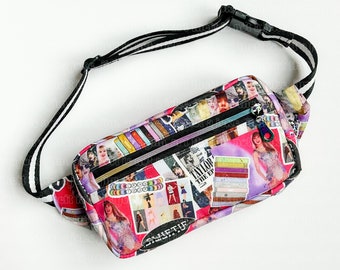 Kids Fanny Pack - Child Size Fanny Pack - Belted Waist Bag - Kids Hip Bag - Music Tour Fan Fanny Pack