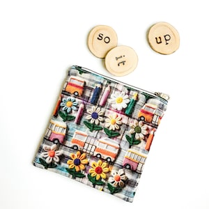 Snack Bag - Back to School School Snack Bag - Reusable Snack Bag - Zipper Pouch - Teacher Gift