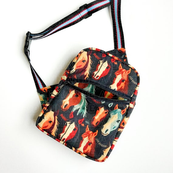 Kids Sling Pack Child Sling Backpack Kids Sling Bag Horse Sling Bag Crossbody Bag Etsy UK