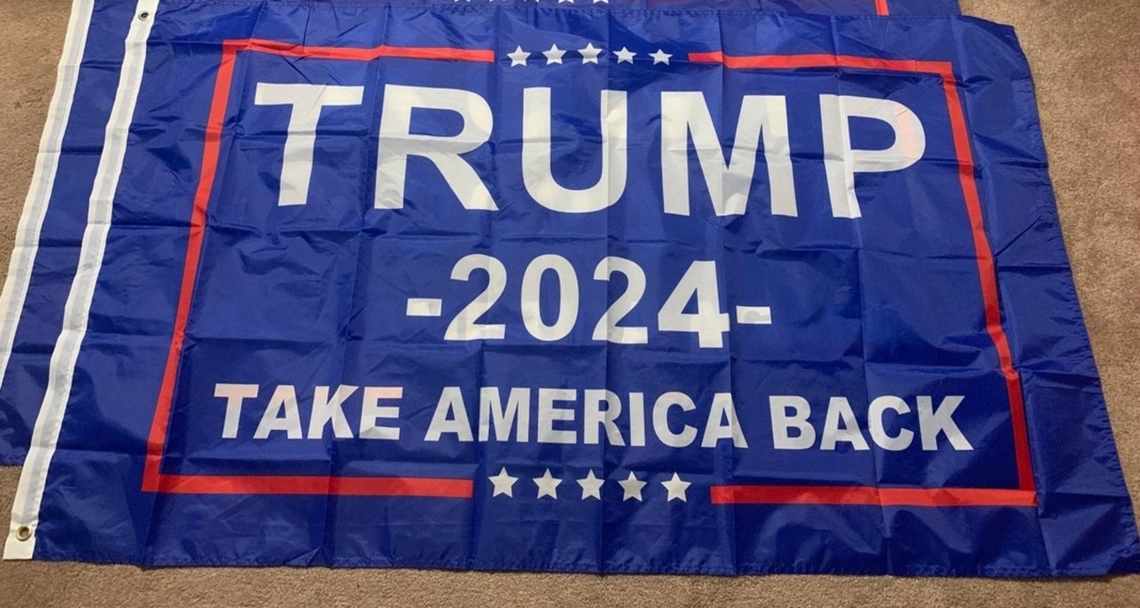 Trump 2024 Flag Take America Back 3x5 Ft With 2 Grommets Etsy