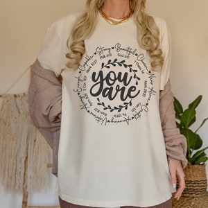 Comfort Colors® Religious Shirt, You Are Inspiration Shirt, Christian Comfort Colors Shirt, Bible Verse Shirt, Faith Shirt, Aa282
