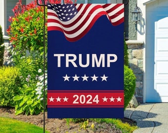 Trump 2020 Garden Flag Double Sided America Great Yard Garden Decor Exquisite US