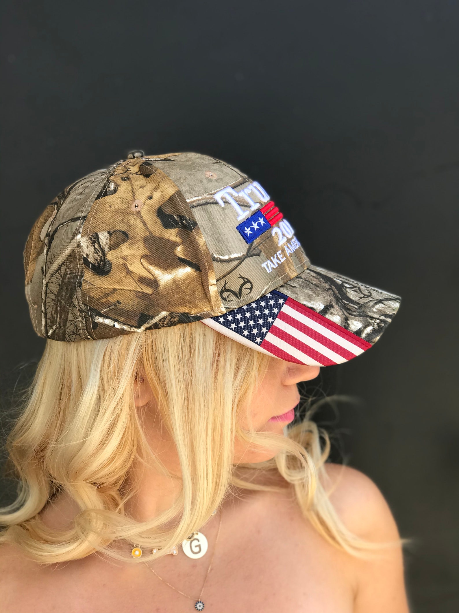 Donald Trump 2024 Cap Camouflage Take America Back USA Flag Etsy