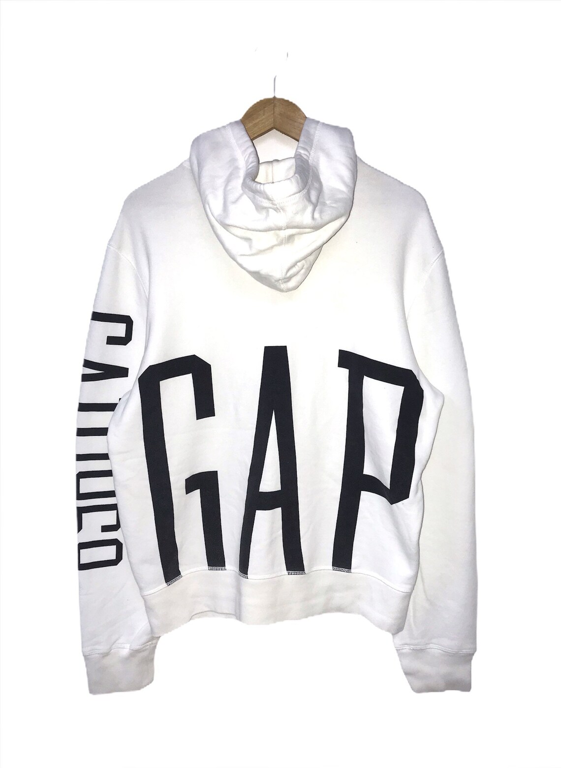 Vtg GAP 1969 Hoodie Rare Big Logo Spell Out Hip Hop Style Etsy
