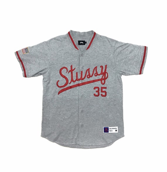 Vintage Stussy International MLB Jersey Baseball R
