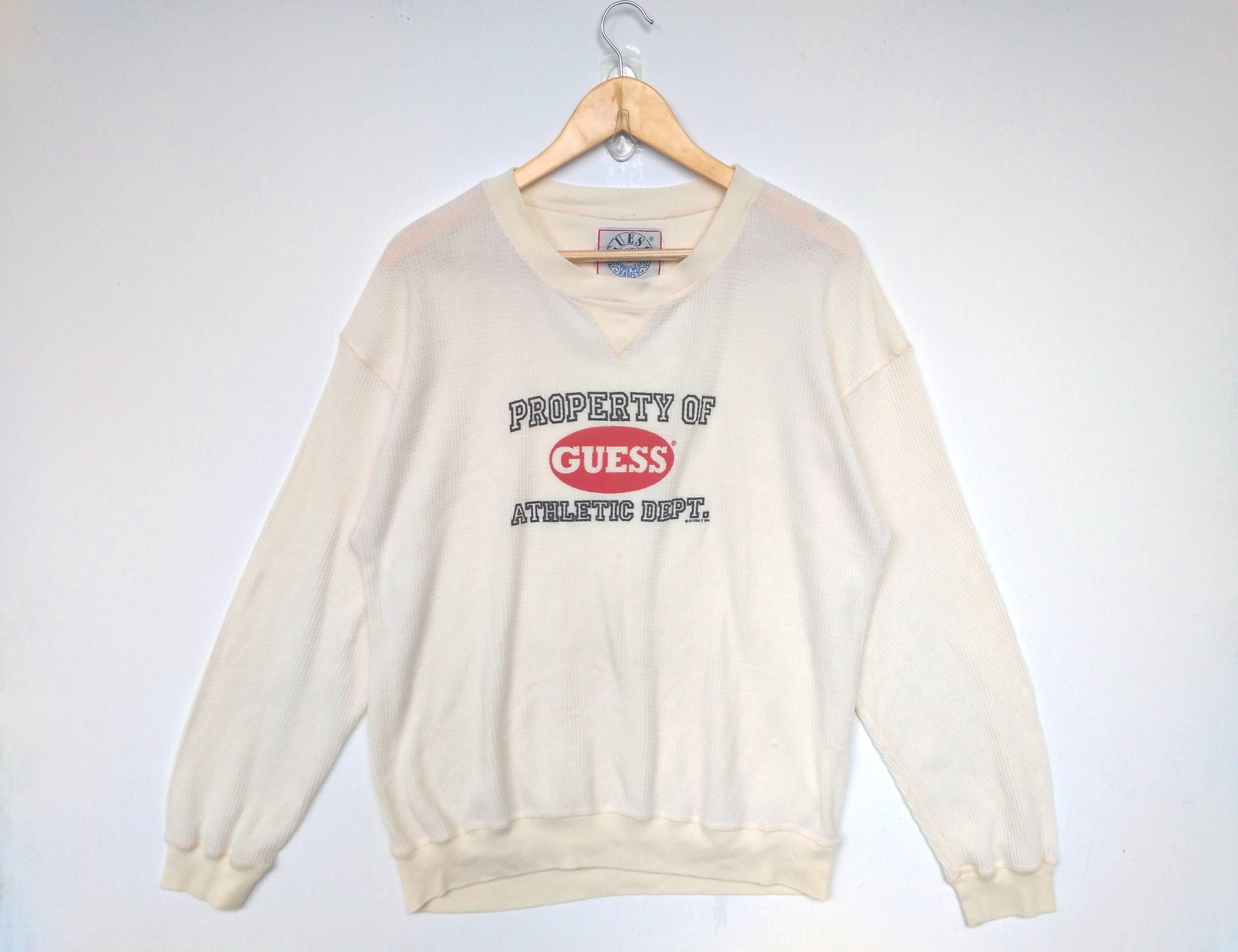 guess logo sweatshirt