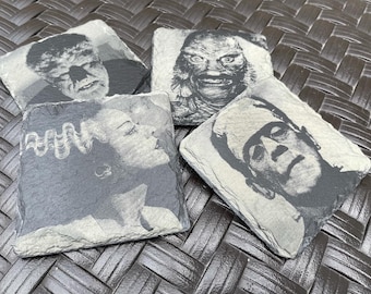 Classic Monsters Slate Coaster - Set of 4