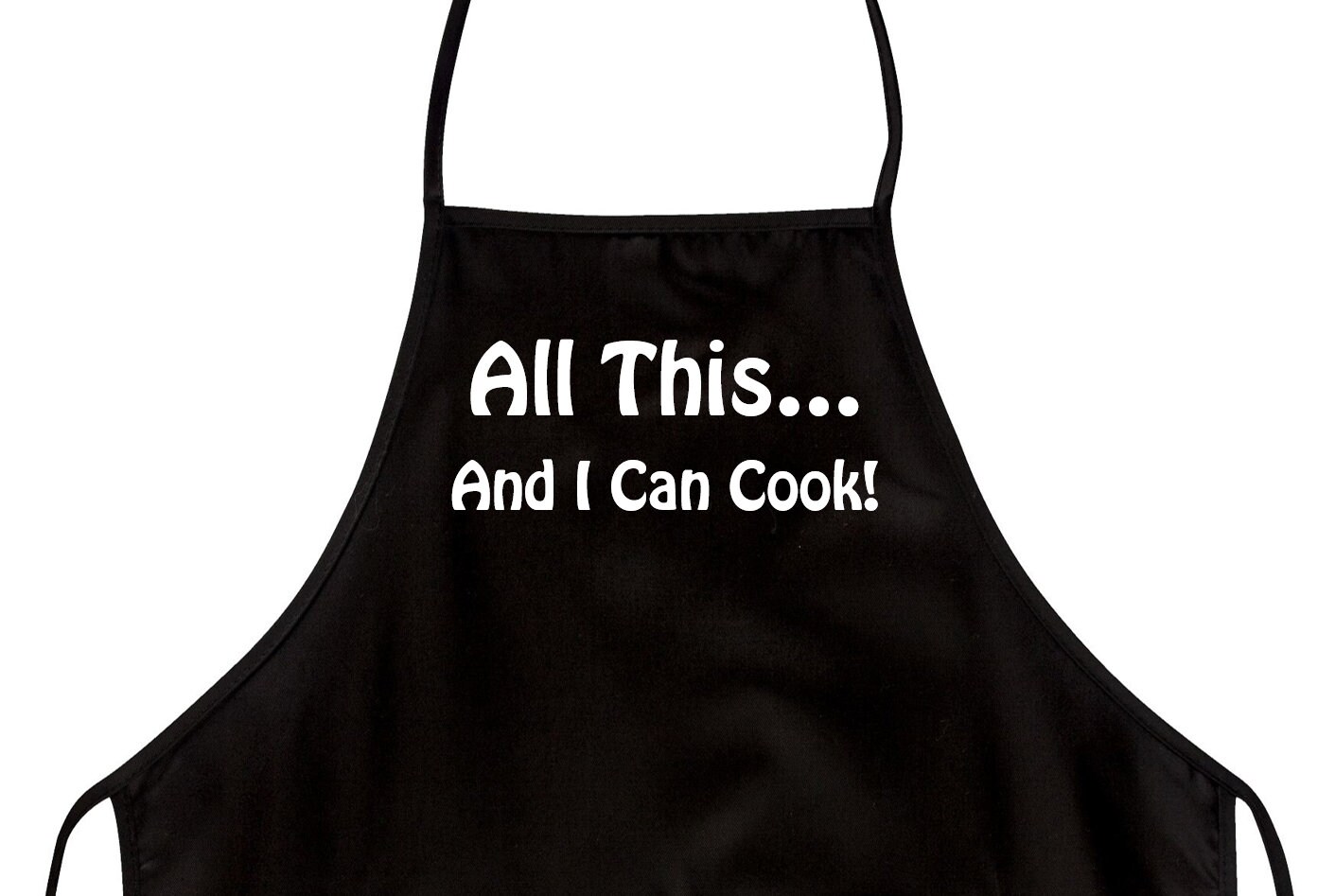 Funny Apron For Dad All This.. And I Can Cook' Etsy