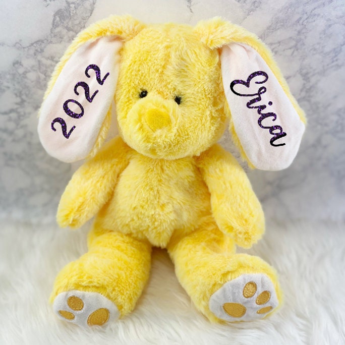 Personalized Easter Bunny Stuffed Animal, Personalized Easter Gifts
