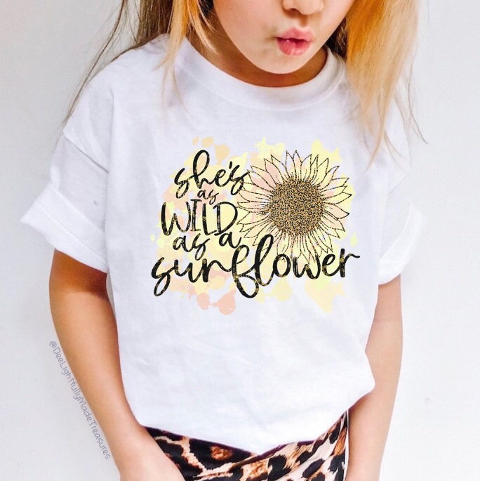 Sunflower Shirt for Girl Sunflower Shirt for Birthday Etsy