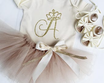 Baby Shower Gifts, Unique Newborn Girl Gift, Baby Girl Accessories, Personalized Baby Girl Outfit, Newborn Tutu Set, Newborn Photo Outfit