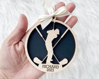 Personalized Golf Ornament, Custom Golf Ornaments, Golf Christmas Ornament, Sports Ornament Personalized, Sport Team Ornament, Golf Gifts