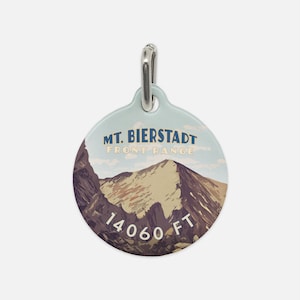 Colorado 14er Souvenir Pendant - Mt. Bierstadt