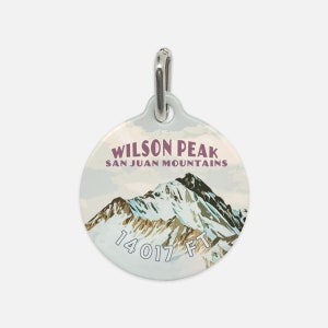 14er Keepsake Pendant - Wilson Peak