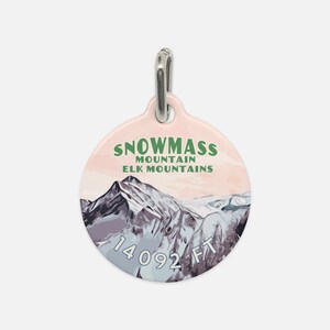 Colorado 14er Summit Pendant - Snowmass Mountain