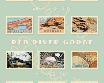 Red River Gorge, Kentucky Arches Poster