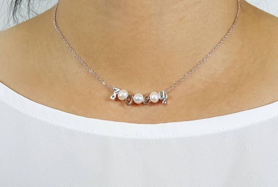 Personalized Name Choker Necklace,Customized Choker Capital Letter Necklace Birthday Perfect for layers Mothers Day Gift,best friend gift