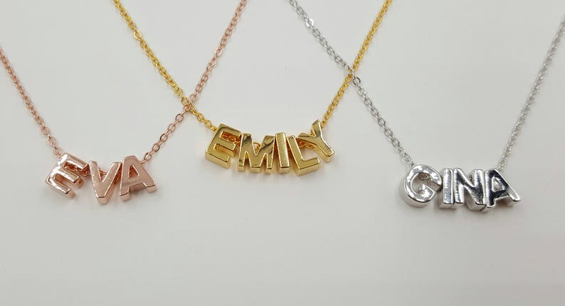 Personalized Name Choker Necklace,Customized Choker Capital Letter Necklace Birthday Perfect for layers Mothers Day Gift,best friend gift