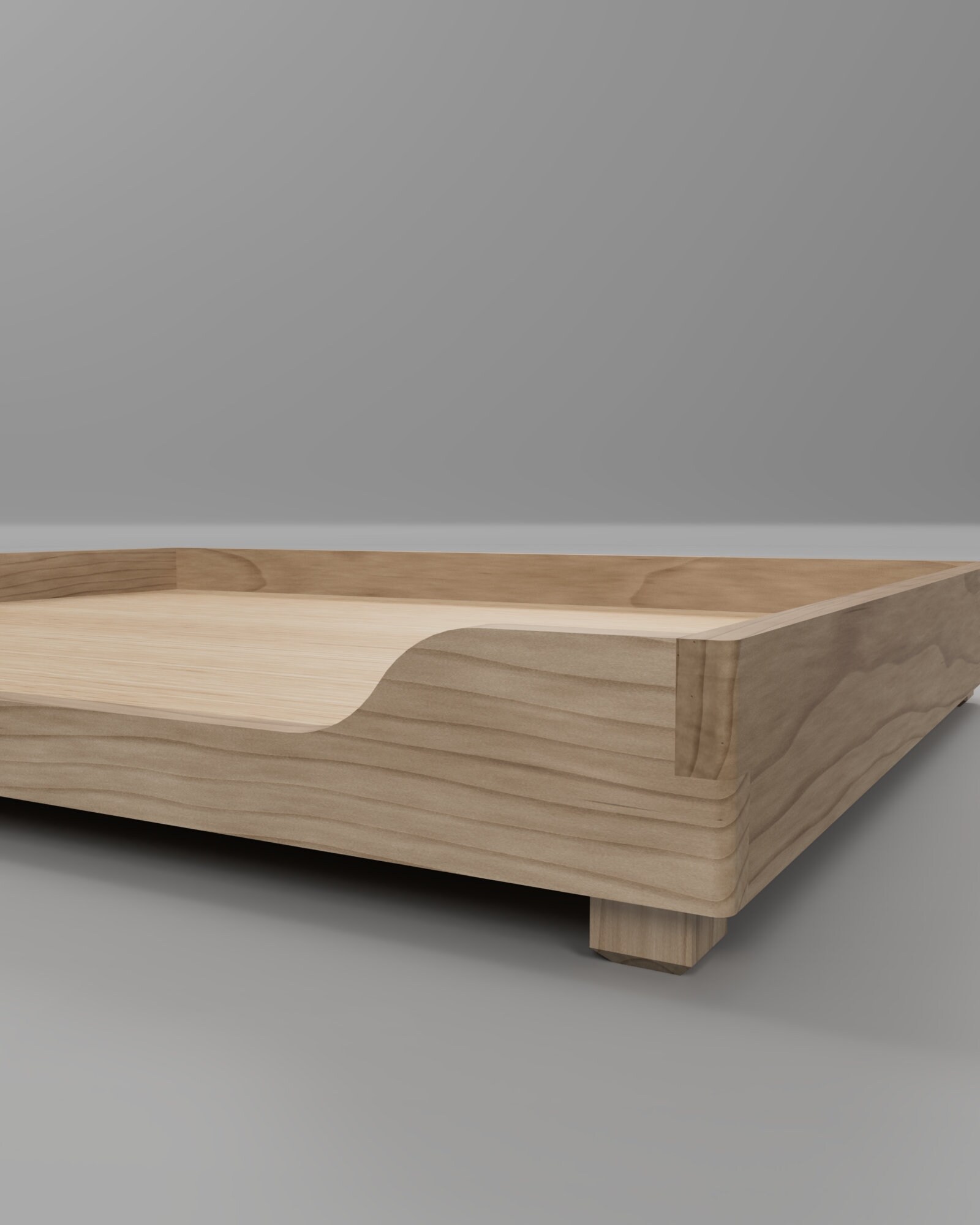 medium raised dog bed