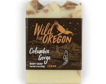 Oregon Homemade Natural Soap Bar Cedar - Columbia Gorge