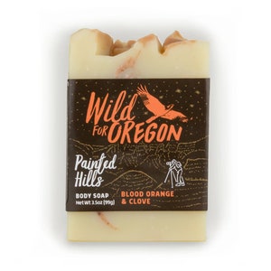 Oregon Homemade Natural Soap Bar Blood Orange & Clove - Painted Hills