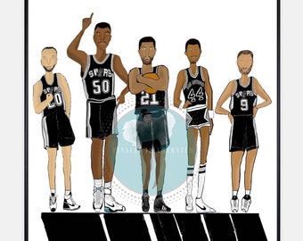 San Antonio Spurs Art Print x Spurs Royalty