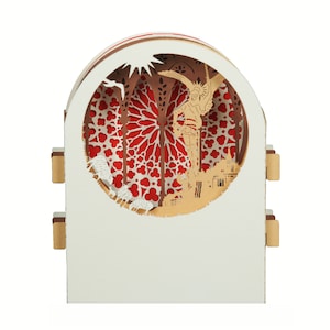 3D greeting card, handmade pop up card "Merveille"