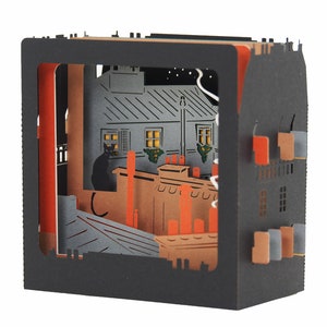 Carte de vœux 3D, pop up "Chat vagabond" image 4